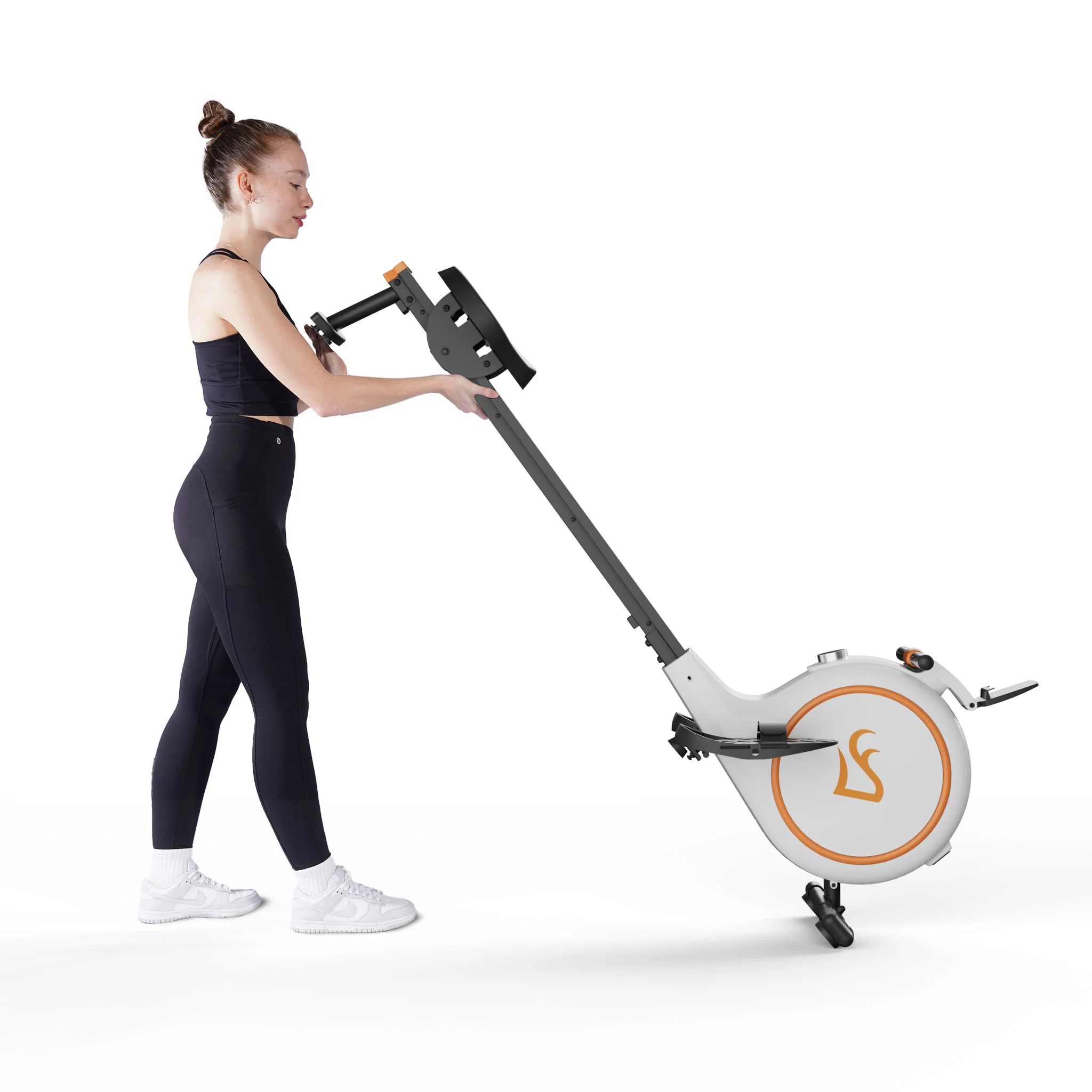 DeerRun RW600 Adjustable 32-Level Magnetic Resistance Long Slide Rail Smart Rowing Machine with PitPat App - Image 13